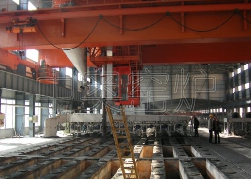 4万吨/年预焙式阳板敞开式碳素炉